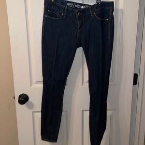 Express jean leggings. Color: Blue Denim. Size: 8s.